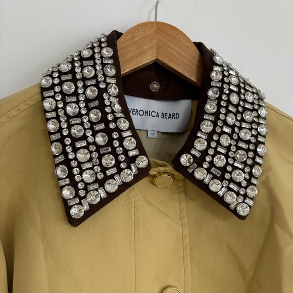 Veronica Beard Arlen Embellished Dickey button placket Jacket - Picture 9 of 15